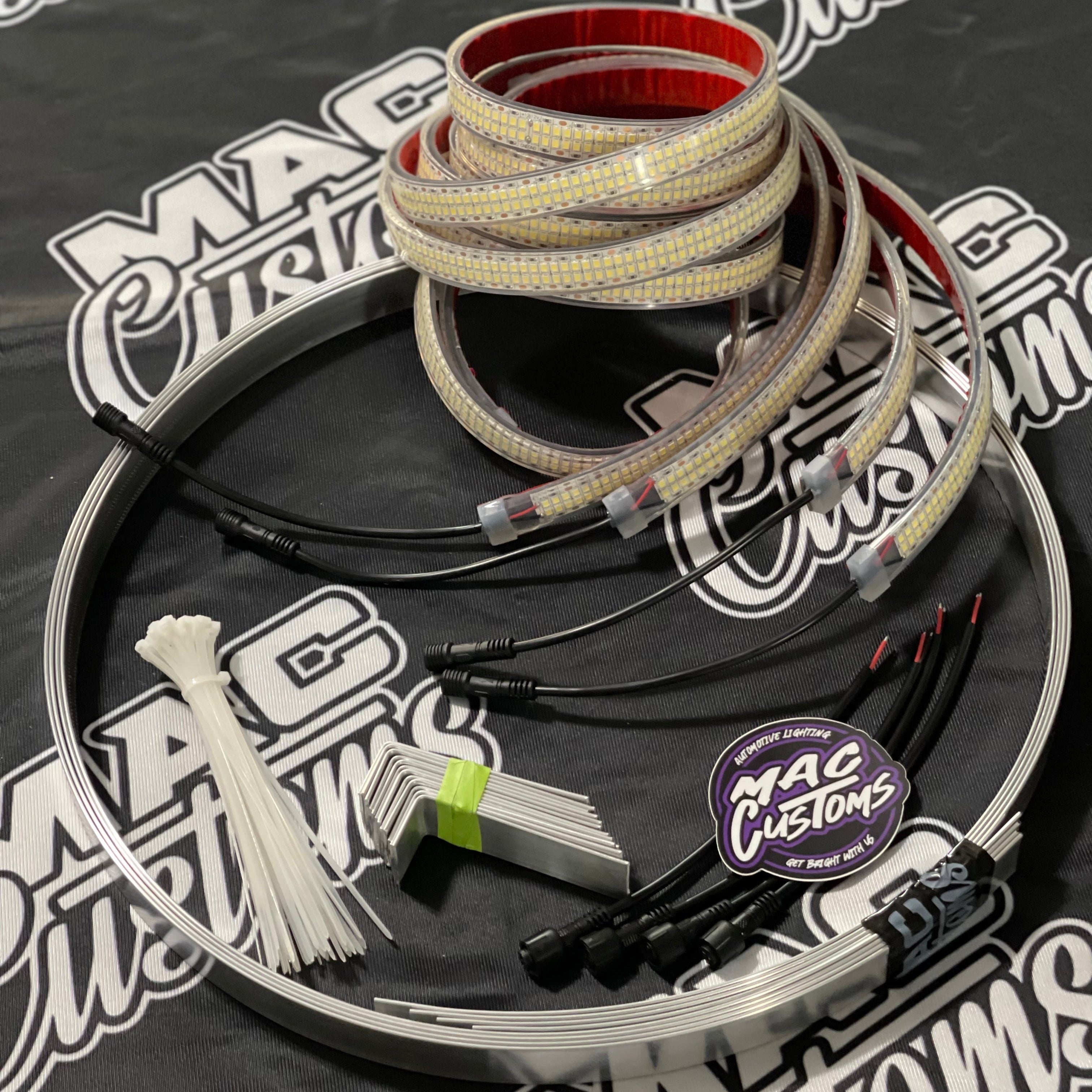 DIY Pure White Wheel Light Kit MAC Customs