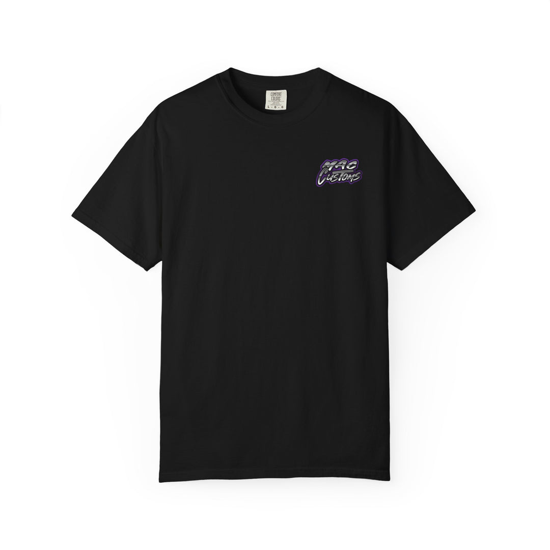 MAC CUSTOMS T-SHIRT PURPLE LOGO