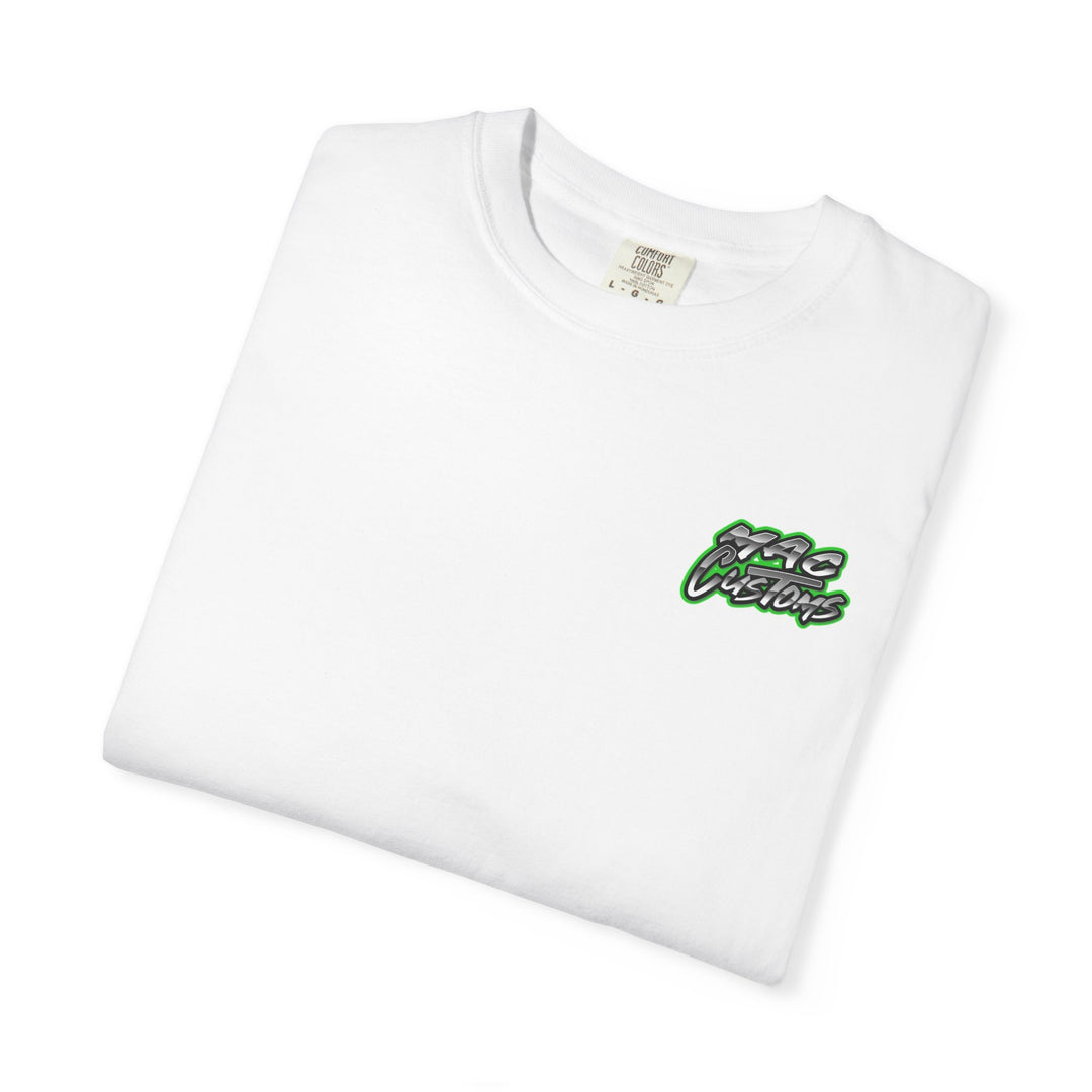 MAC CUSTOMS T-SHIRT GREEN LOGO