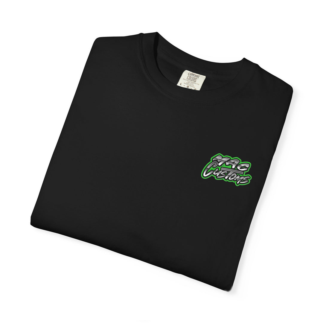 MAC CUSTOMS T-SHIRT GREEN LOGO