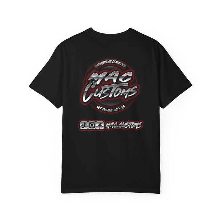 MAC CUSTOMS T-SHIRT RED LOGO