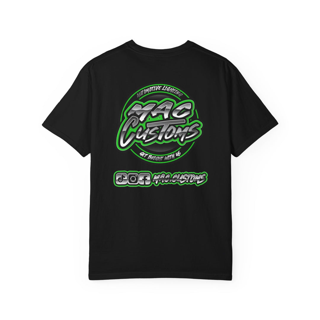 MAC CUSTOMS T-SHIRT GREEN LOGO