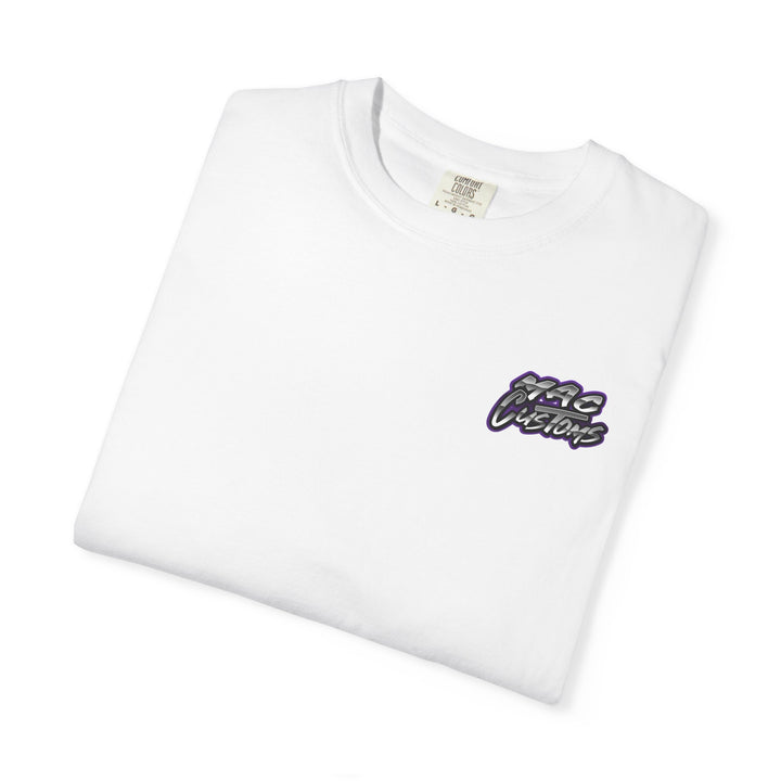 MAC CUSTOMS T-SHIRT PURPLE LOGO