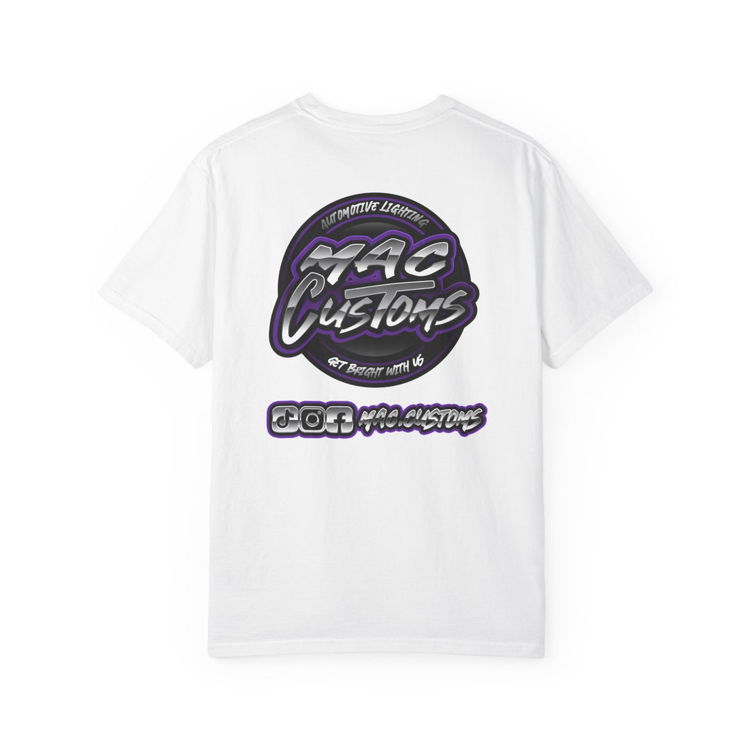 MAC CUSTOMS T-SHIRT PURPLE LOGO