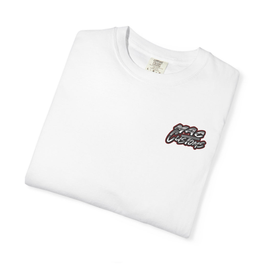 MAC CUSTOMS T-SHIRT RED LOGO