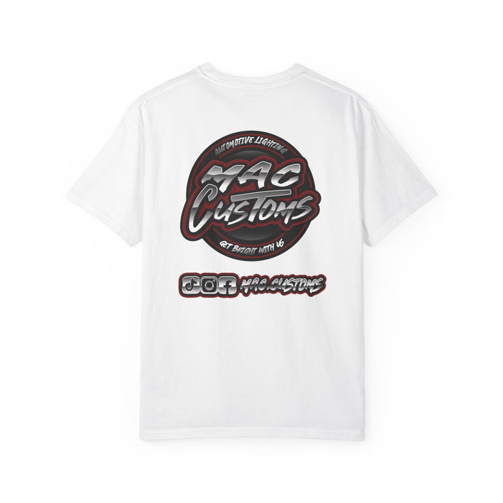 MAC CUSTOMS T-SHIRT RED LOGO