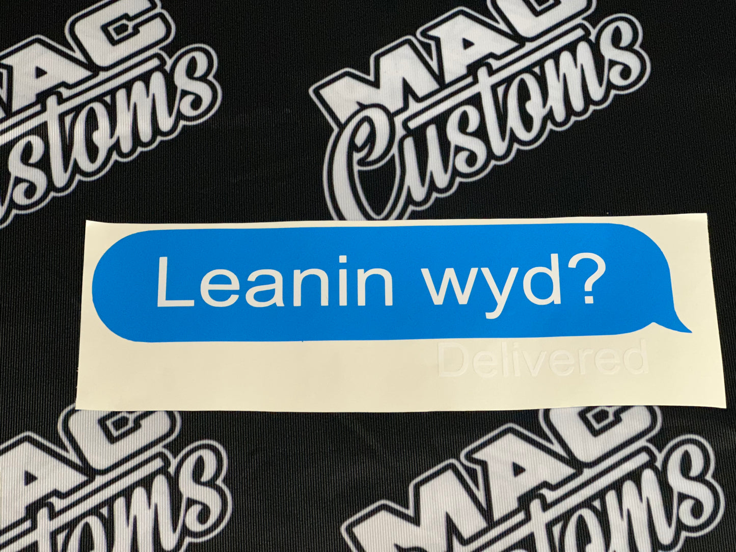 Leanin wyd? Decal