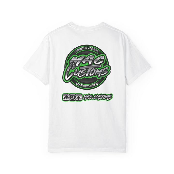 MAC CUSTOMS T-SHIRT GREEN LOGO