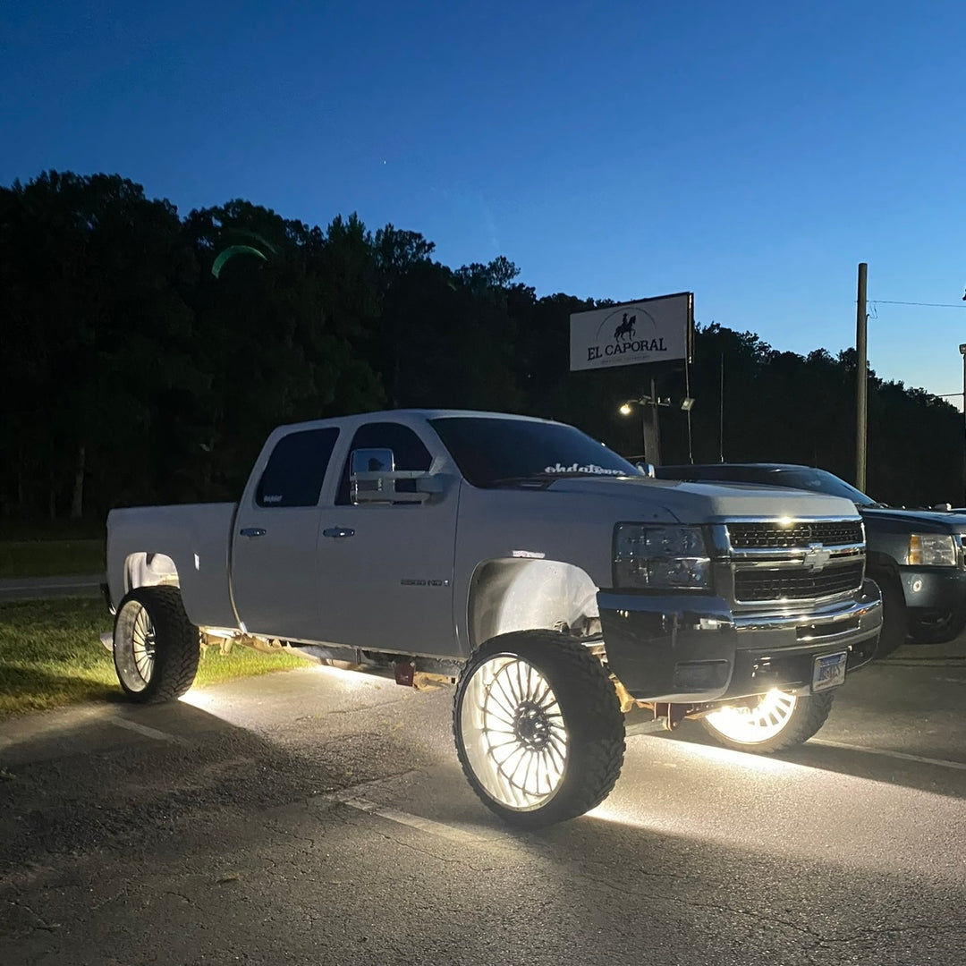 High Intensity Pure White Wheel Lights