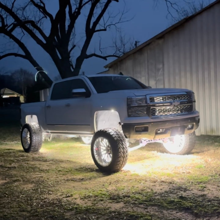 High Intensity Pure White Wheel Lights