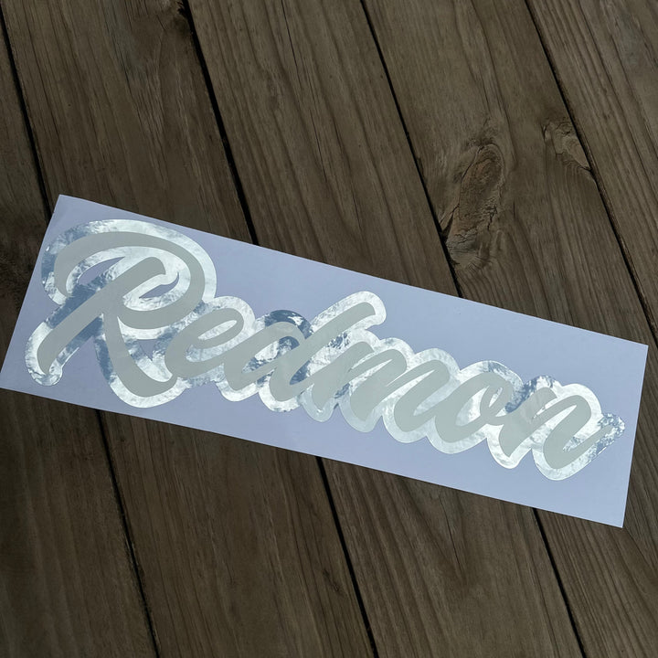 Double Layered Last Name Decal