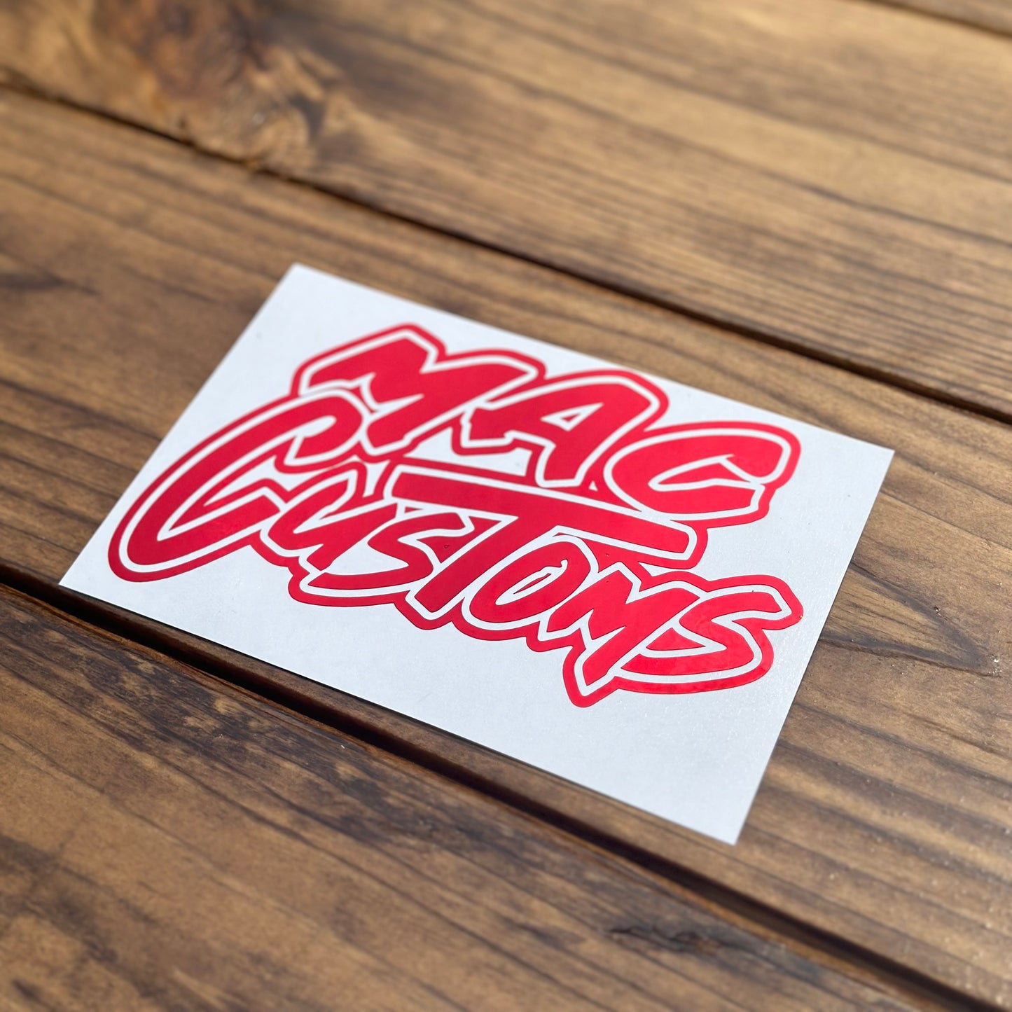 MAC Customs Decal