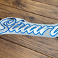 Double Layered Last Name Decal