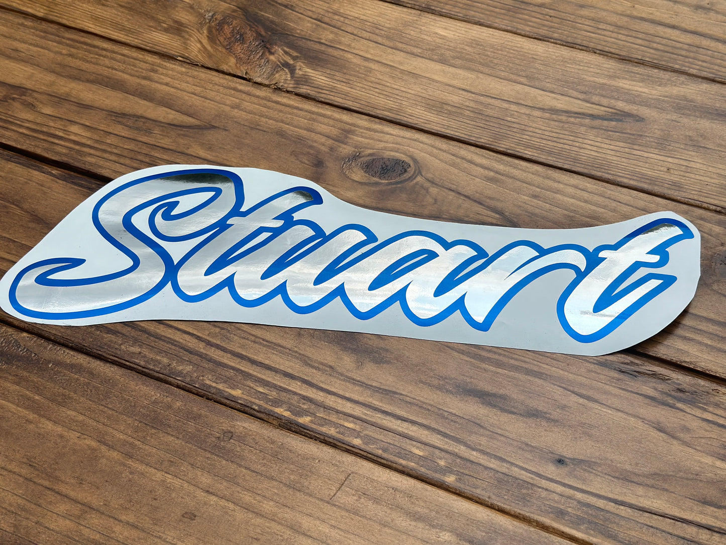 Double Layered Last Name Decal