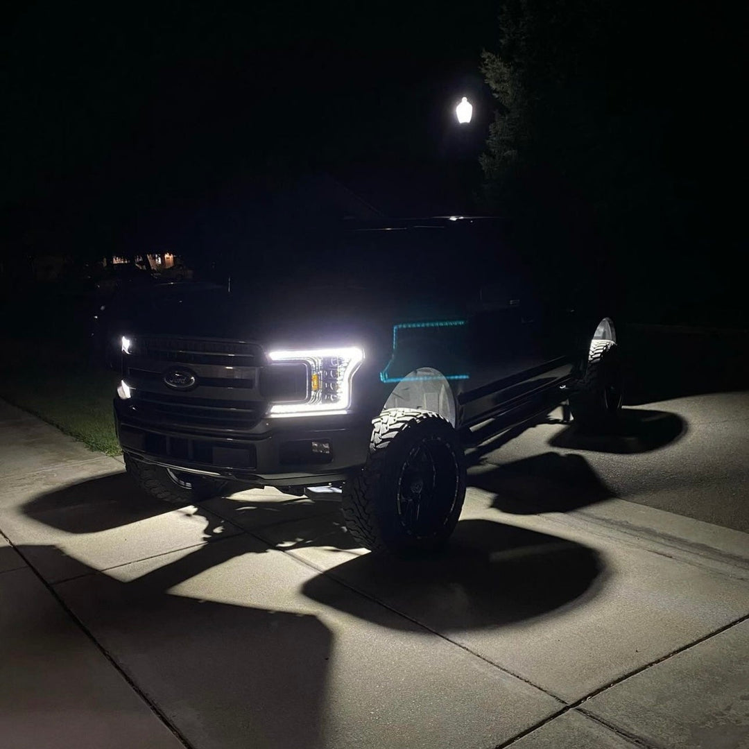 High Intensity 36 LED RGB+W Rock Lights