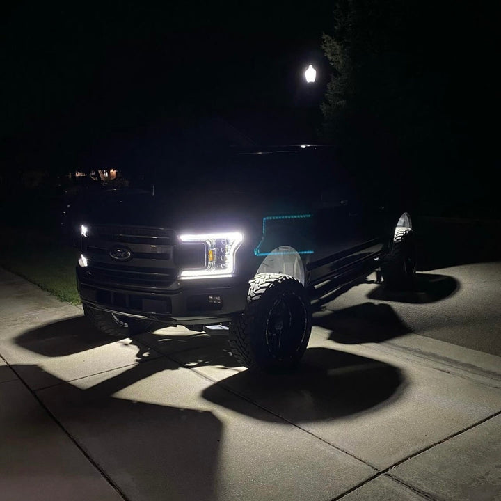 24 LED Pure White Rock Lights