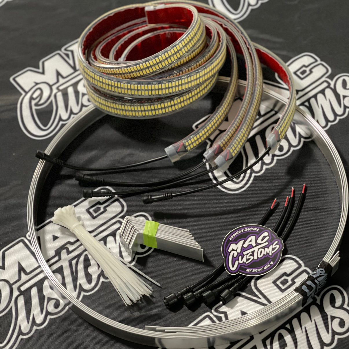 DIY Pure White Wheel Light Kit MAC Customs