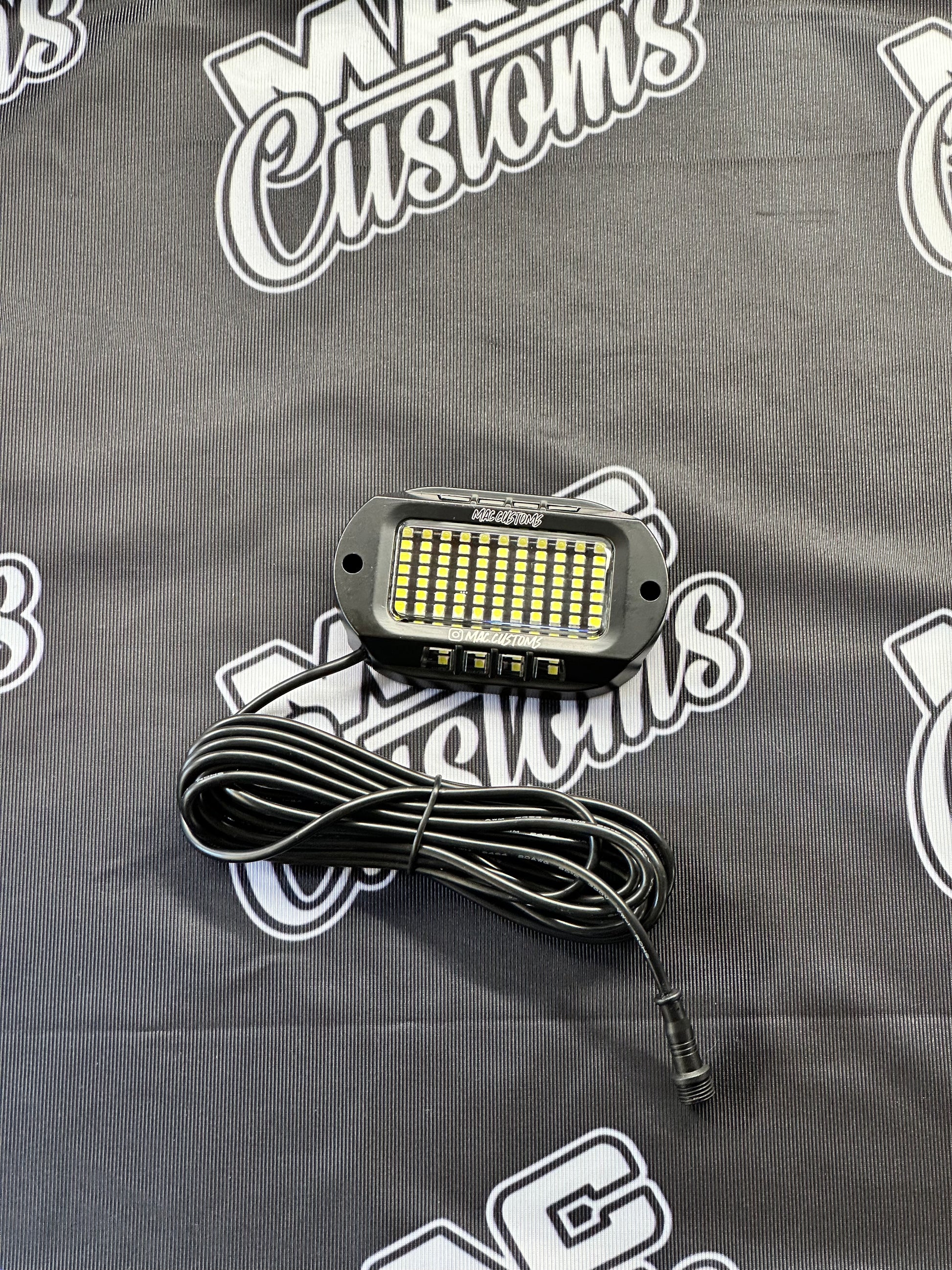 Extreme High Intensity 104 LED Pure White Rock Lights MAC Customs