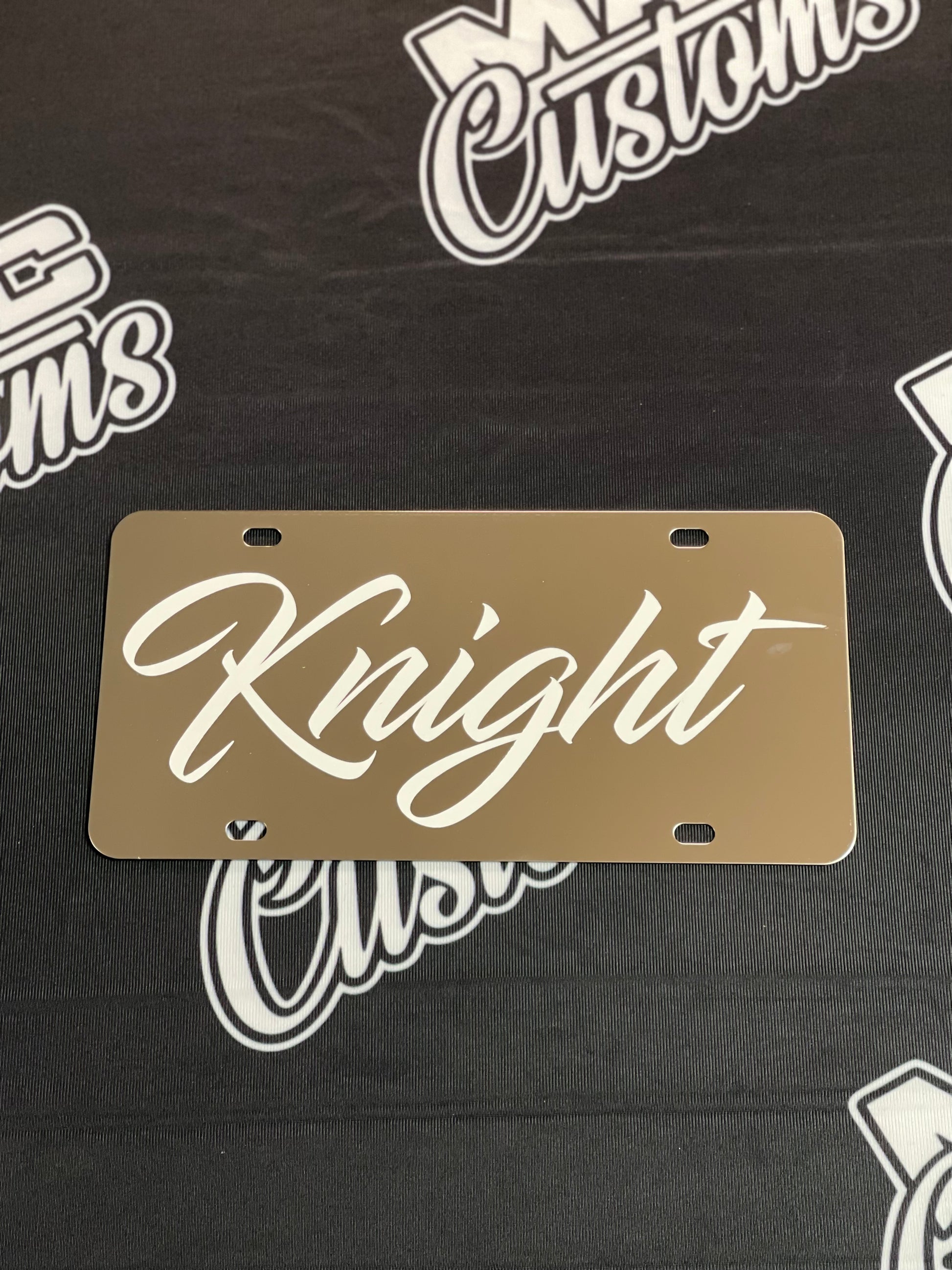 Customize front license plate deals